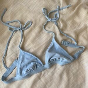 Blue Bikini Top